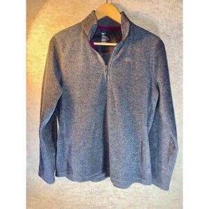 Gap Women’s Size XL Gray 1/4 Zip Fleece Pullover Jacket